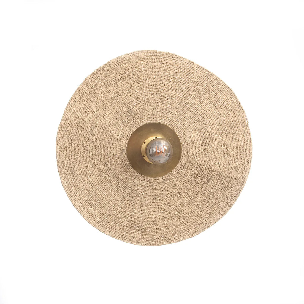 The Let's Groove wall lamp - Natural brass - M