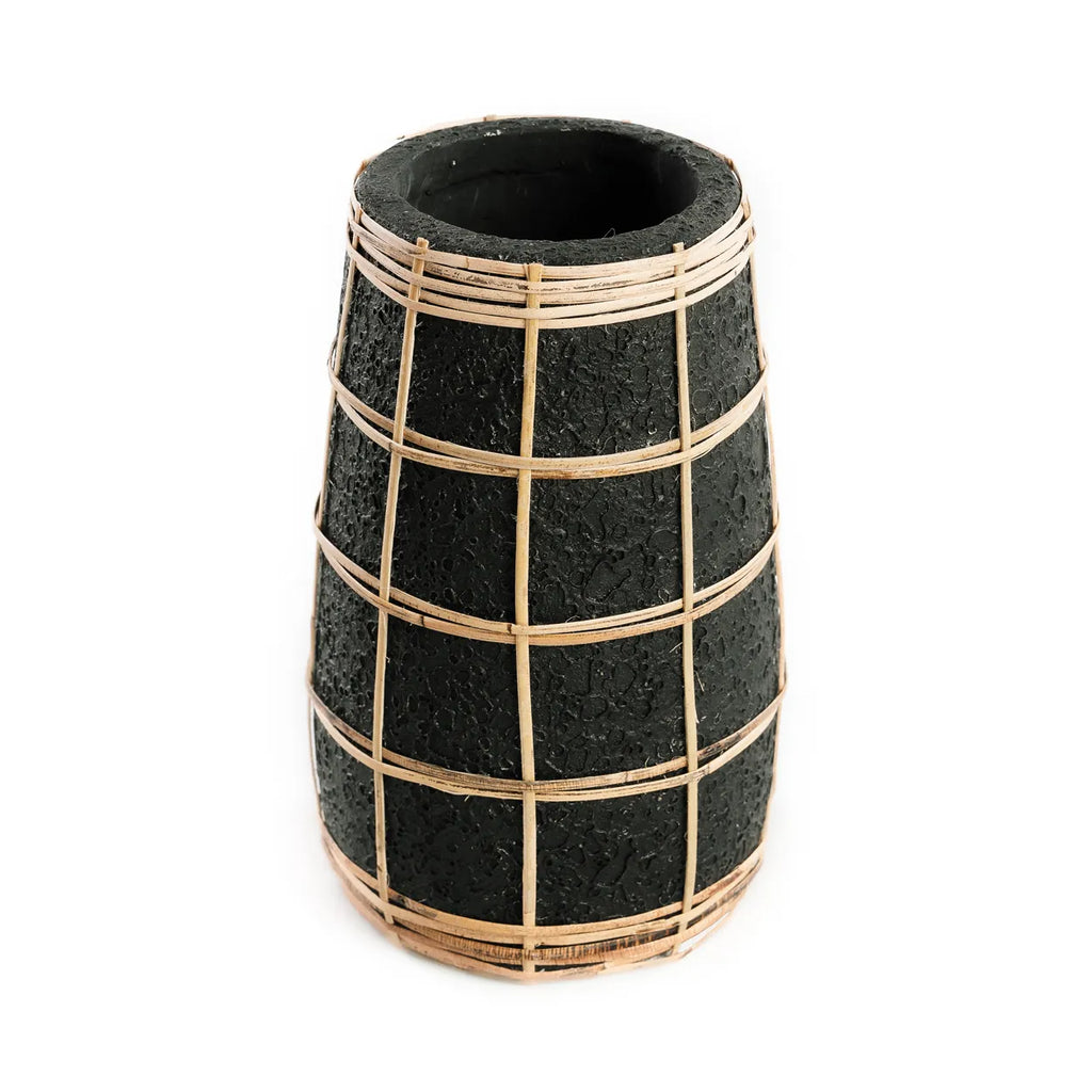 The cute vase - Black Natural - S
