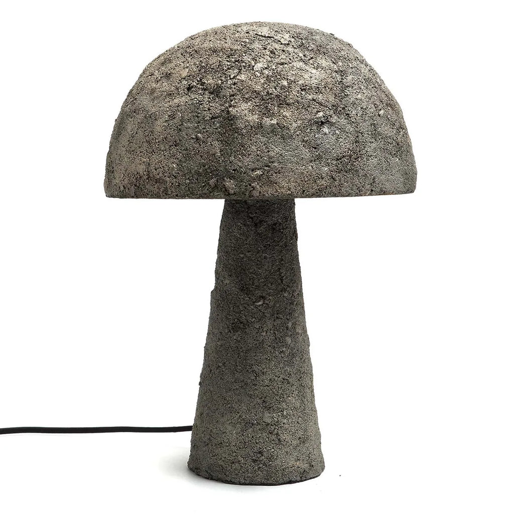 The concrete mushroom table lamp