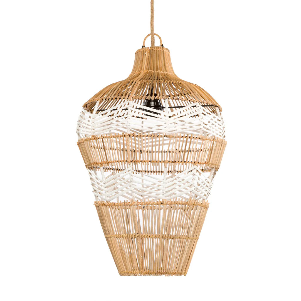 Suspension Vase - Blanc Naturel - M