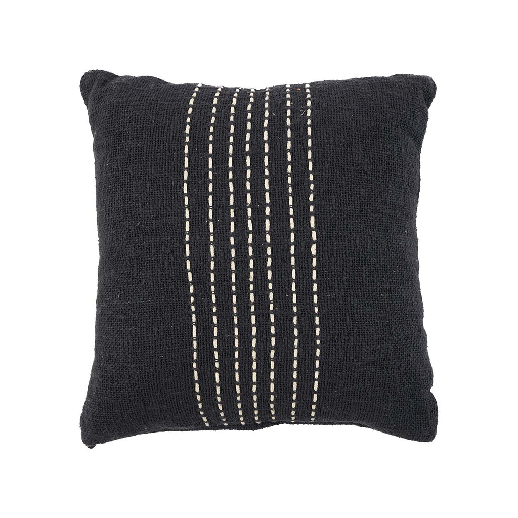 The Drizle Cushion Cover - Black and White