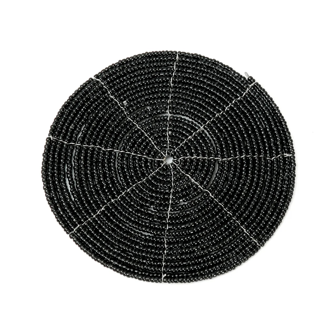 The beaded coaster - Black_40