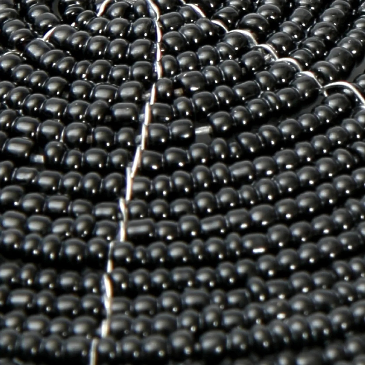 The beaded coaster - Black_40