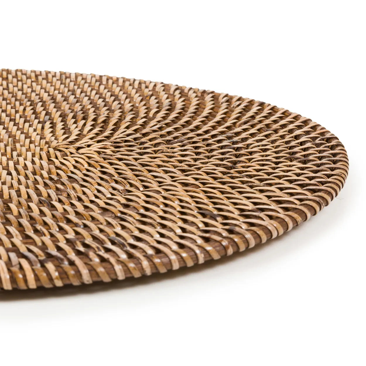 Set de table ovale colonial - Marron naturel