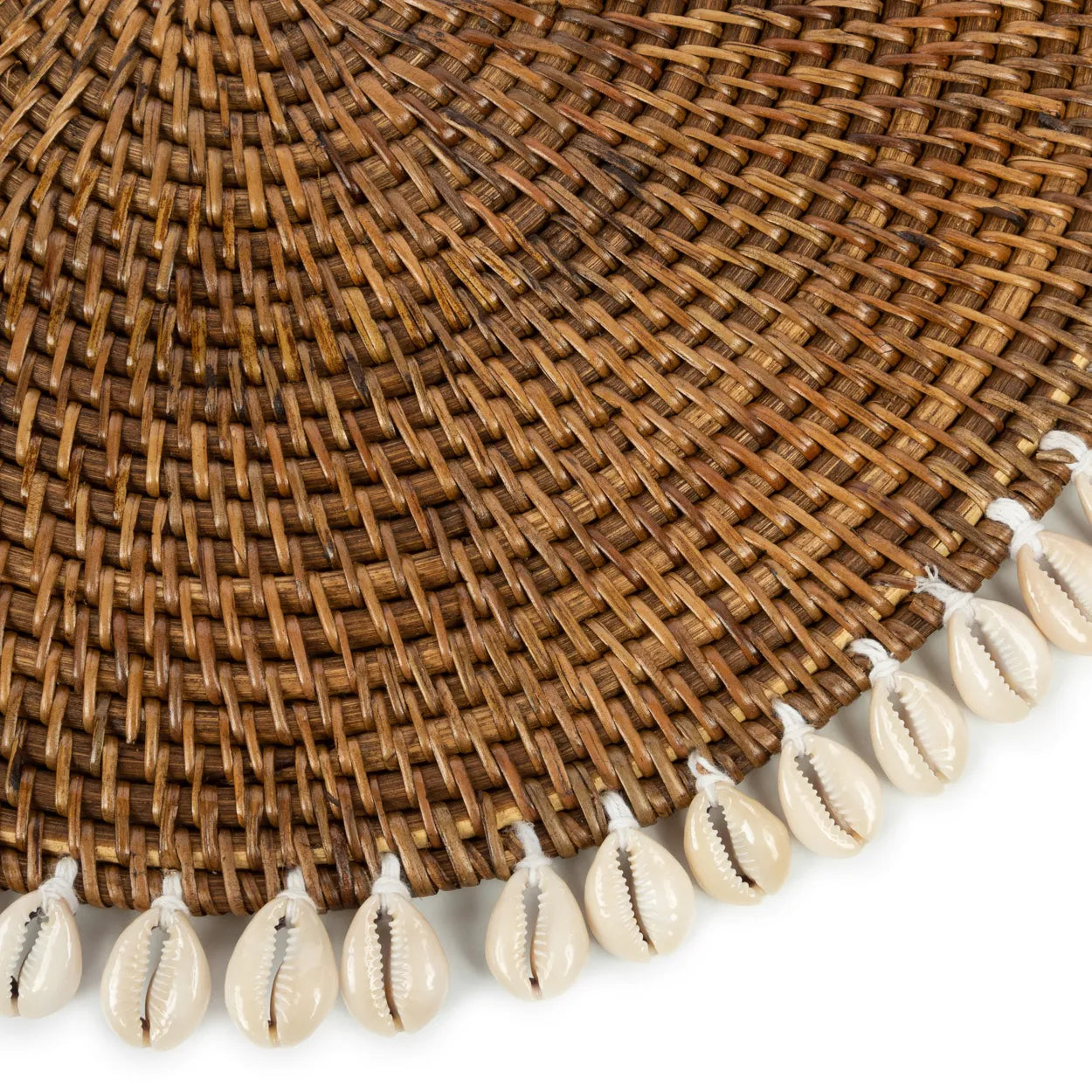 Set de table Coquillage Colonial - Marron Naturel