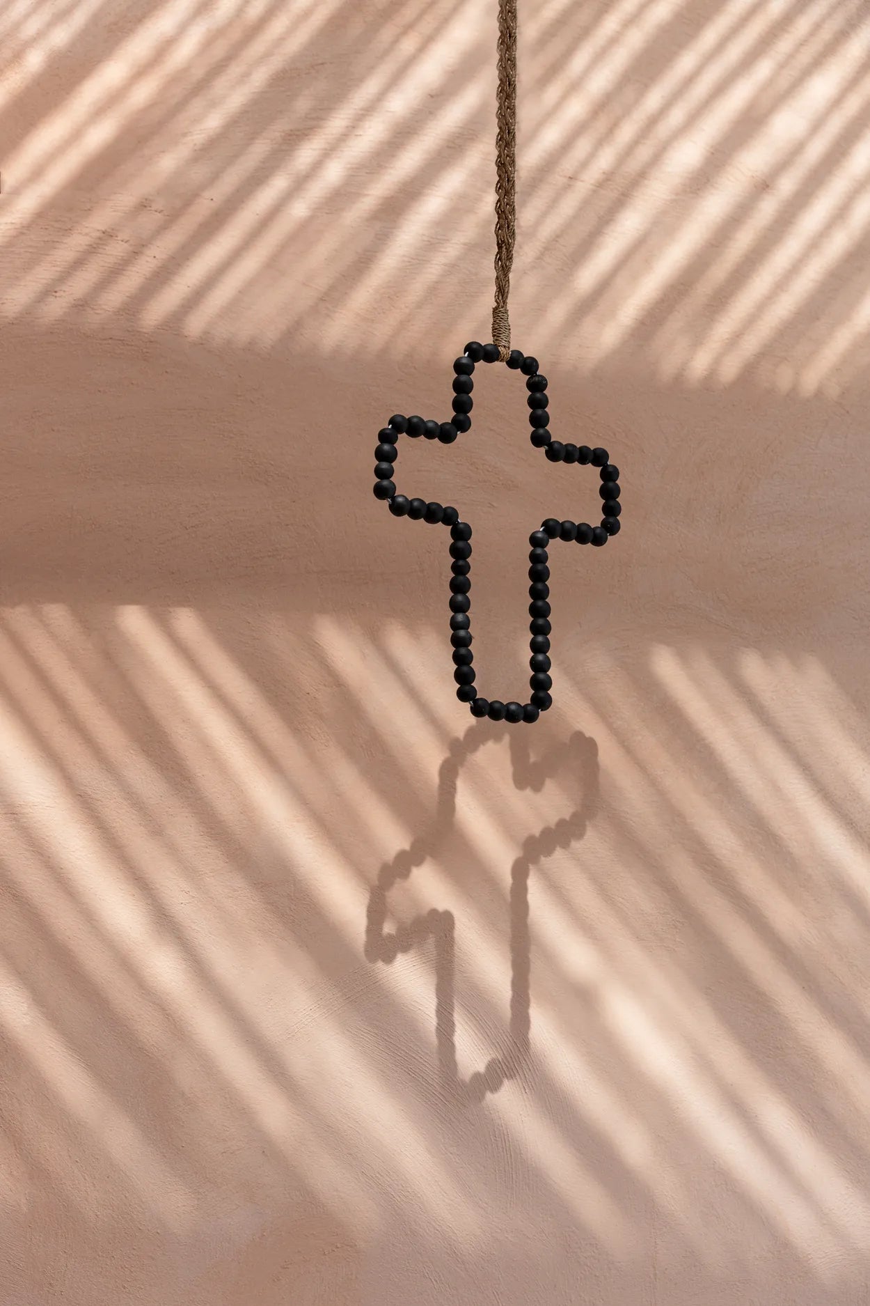 Wooden Cross - Black