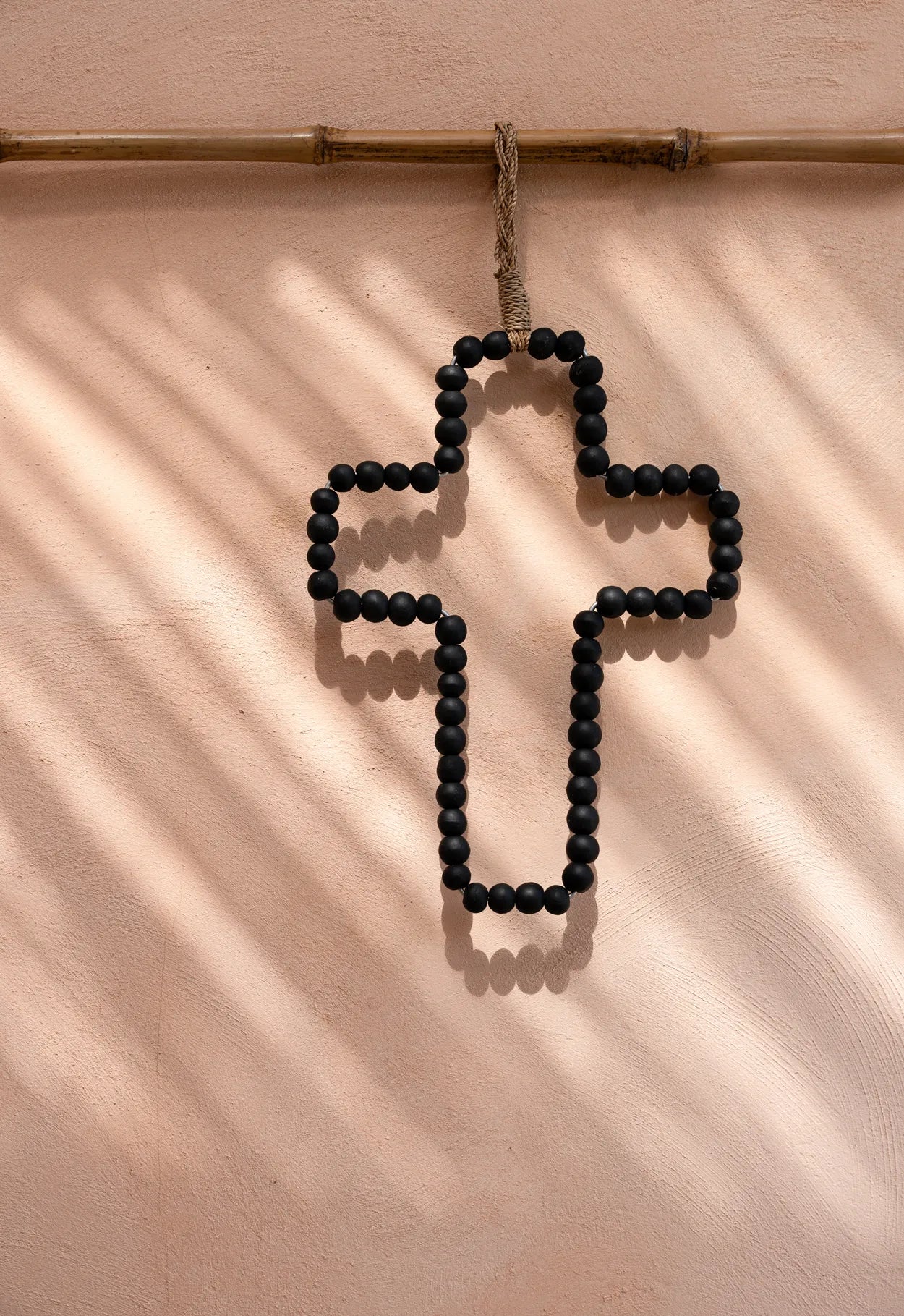 Wooden Cross - Black