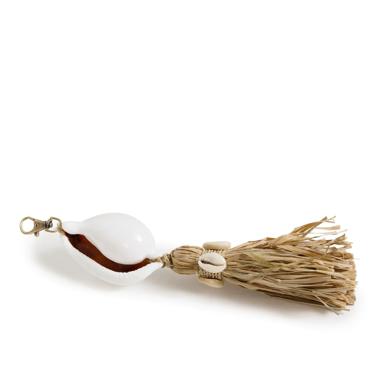 The Kubu Keychain - White Natural 2 pieces
