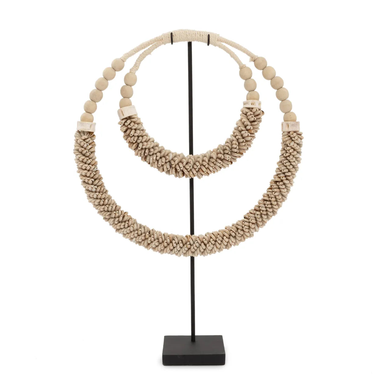 Le collier double coquillage en standard - Naturellement