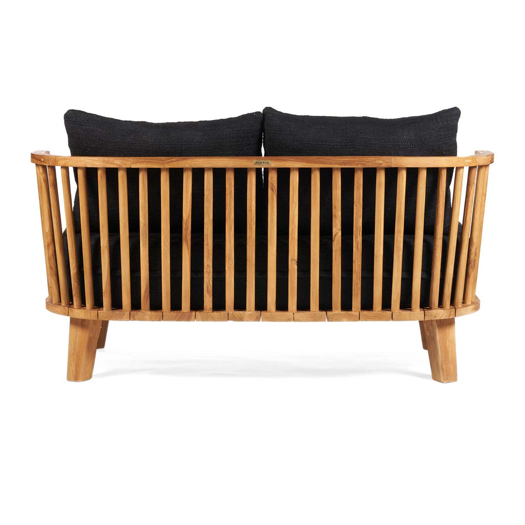 The Malawi Two-seater Sofa - Natural Black