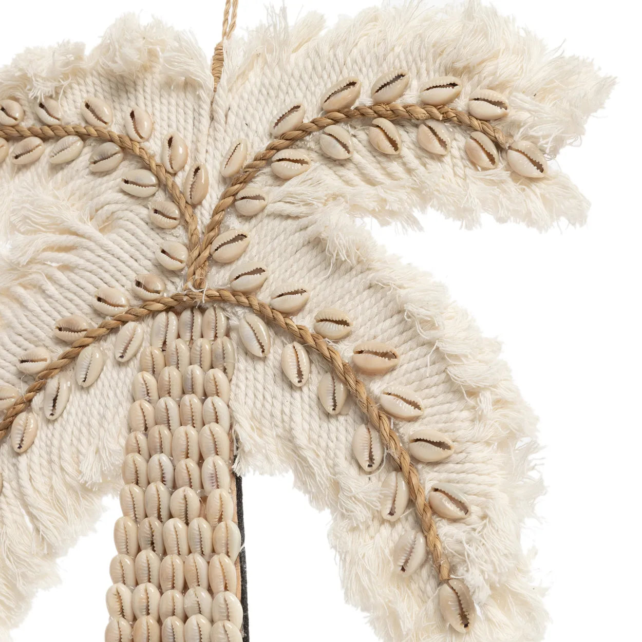 The cotton shell palm tree - white natural