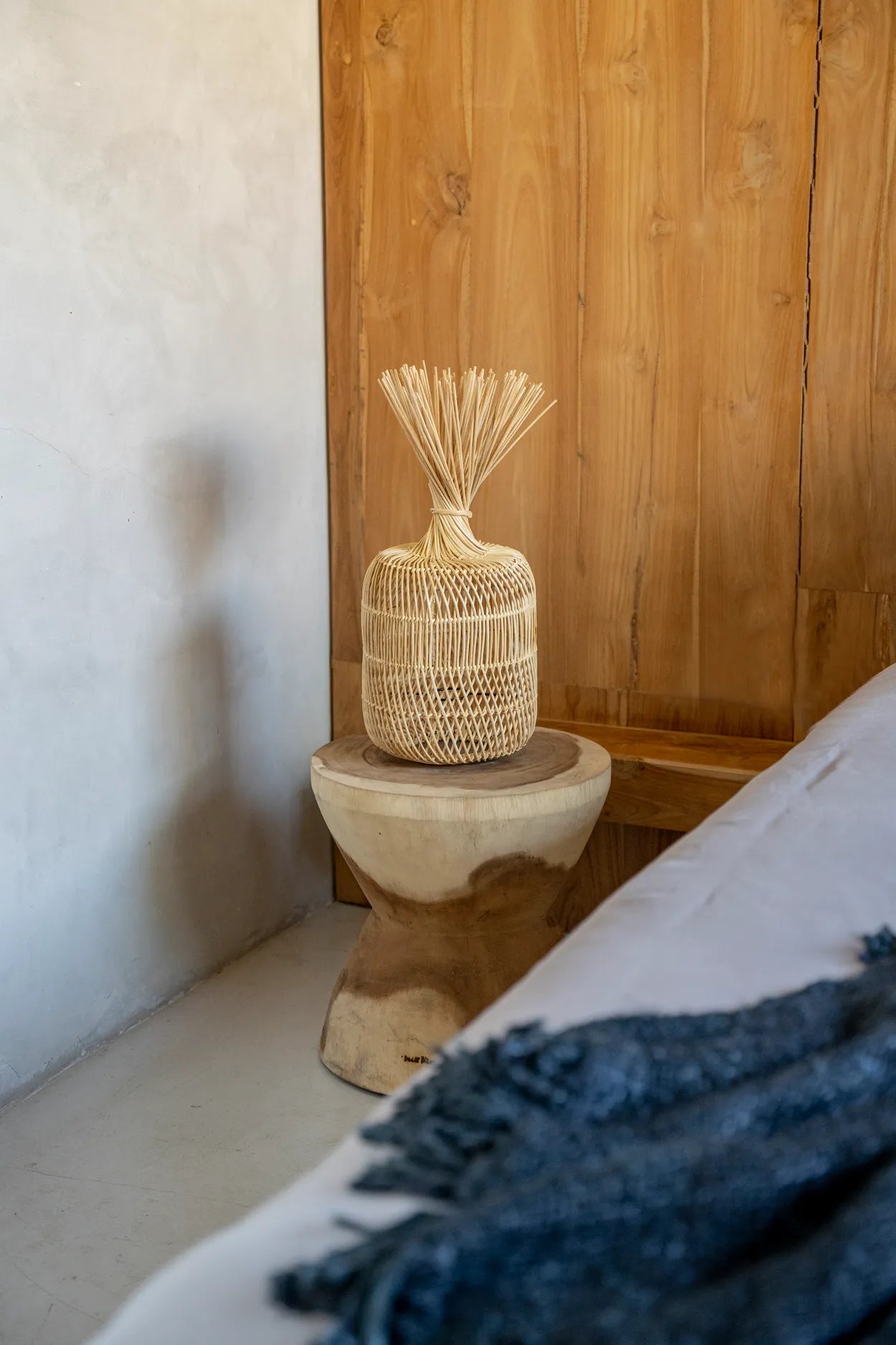 Lampadaire Dumpling - Suspension - Naturel - S