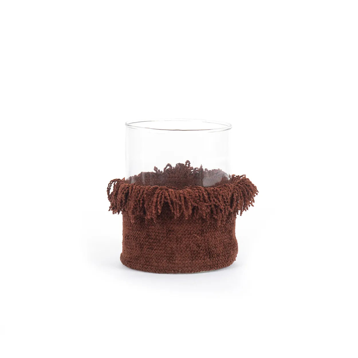 Bougeoir Oh My Gee - Velours rouge bordeaux - L