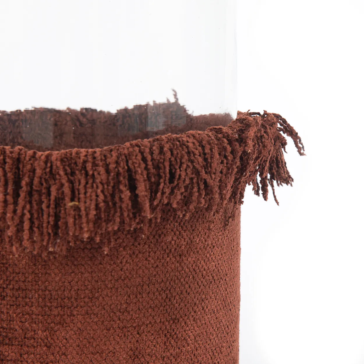 Bougeoir Oh My Gee - Velours rouge bordeaux - L