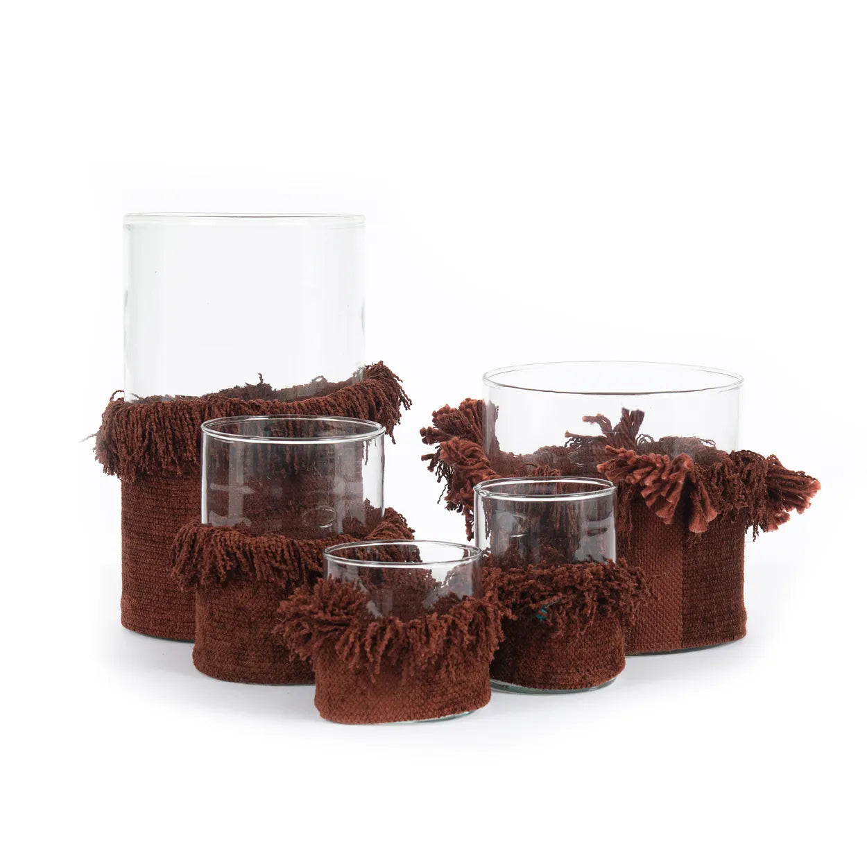 Bougeoir Oh My Gee - Velours rouge bordeaux - M