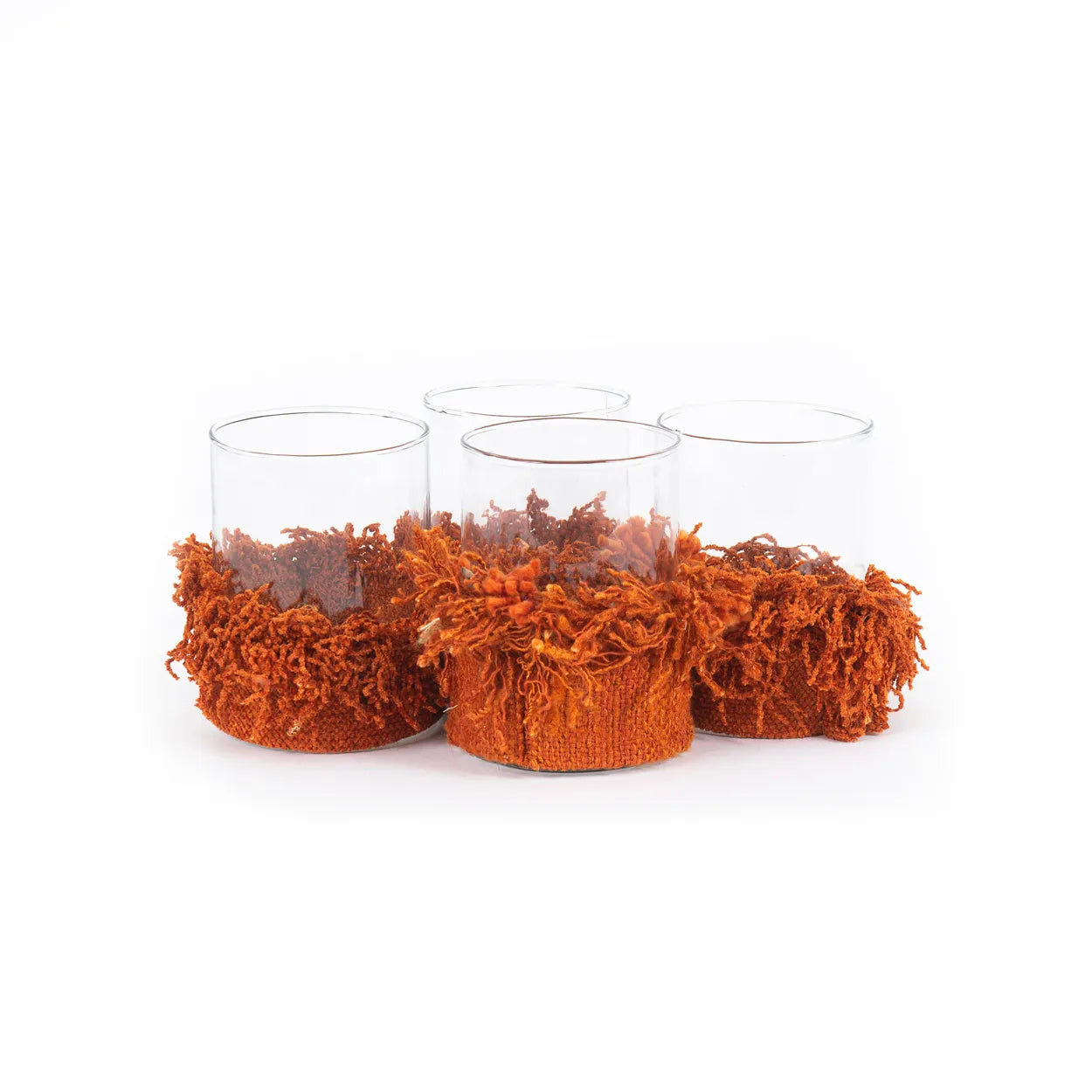 The Oh My Gee Candle Holder - Rust Velvet - M
