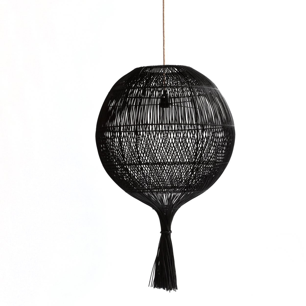 The Wonton Floor Lamp - Hanging Lamp - Black