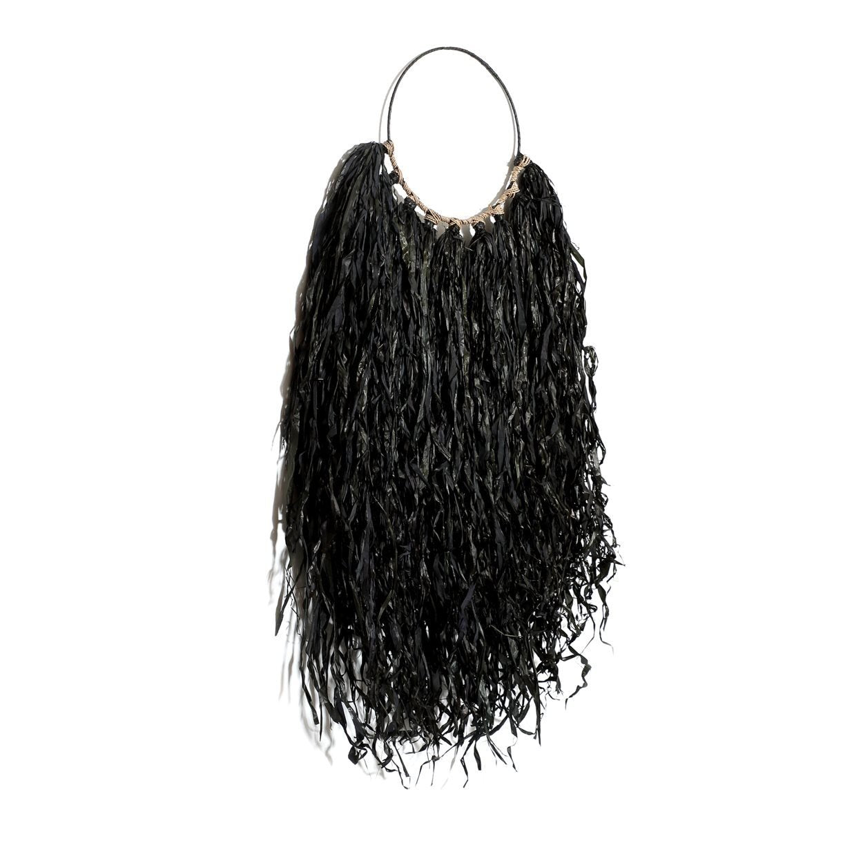 De Raffia Wilde Dromenvanger - Zwart