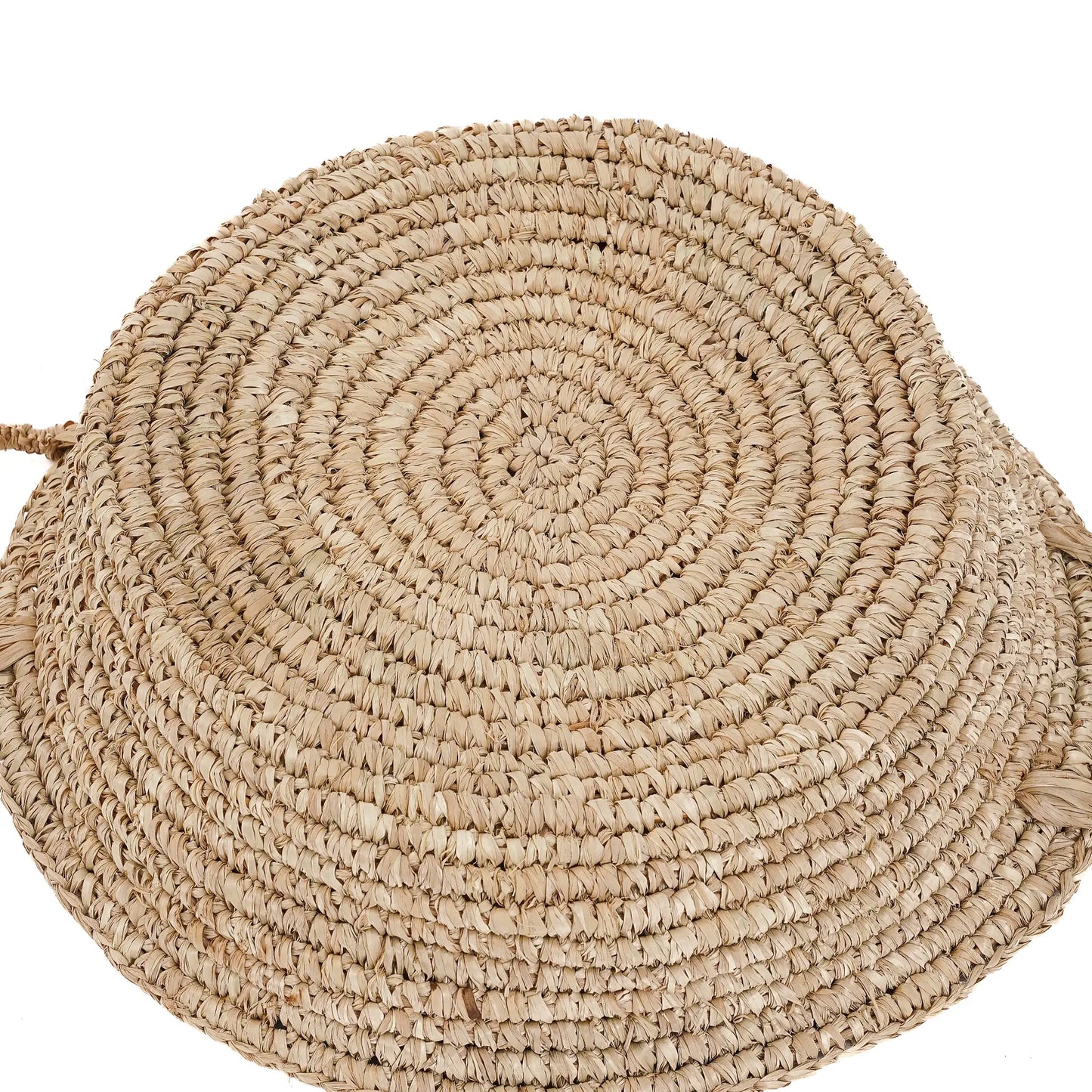 De Raffia Mand Dienbladen - Natuurlijk - M