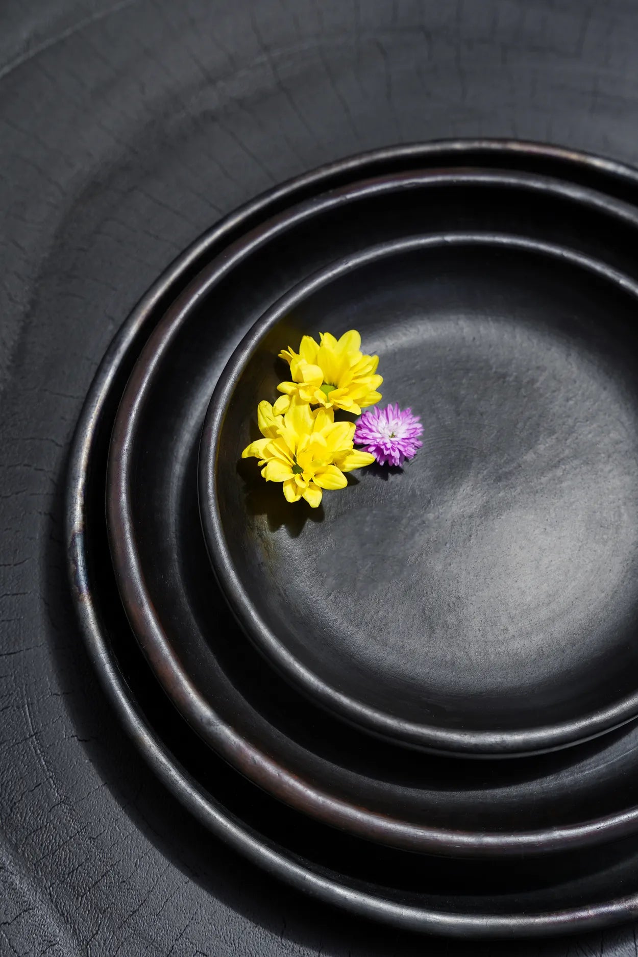 The Burnt Classic Plate - Black - L