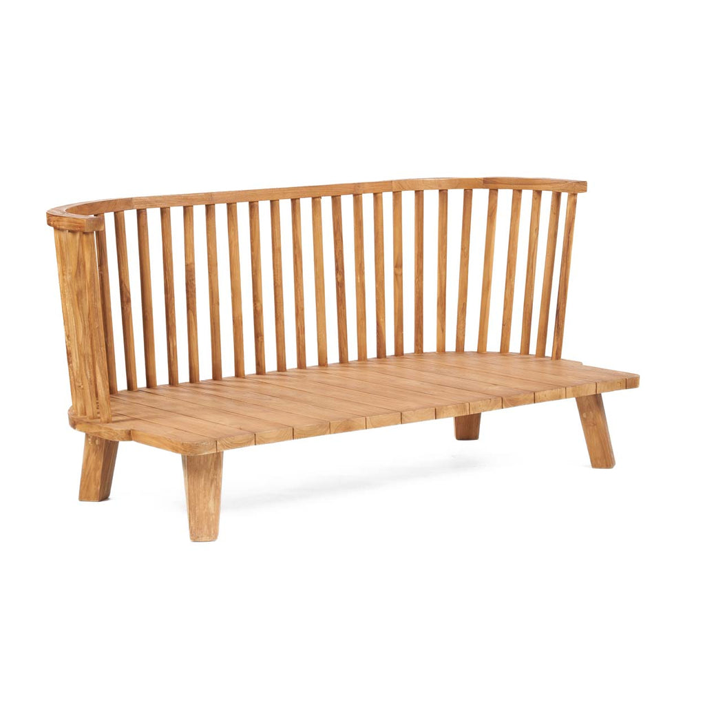 The Malawi Two-seater Sofa - Natural Black