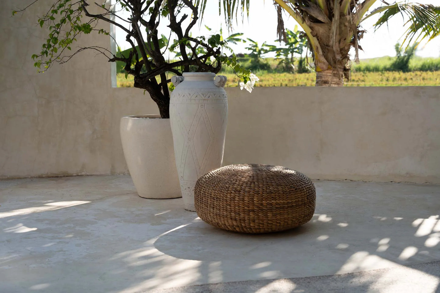 Le Pouf Jacinthe - Naturel - M