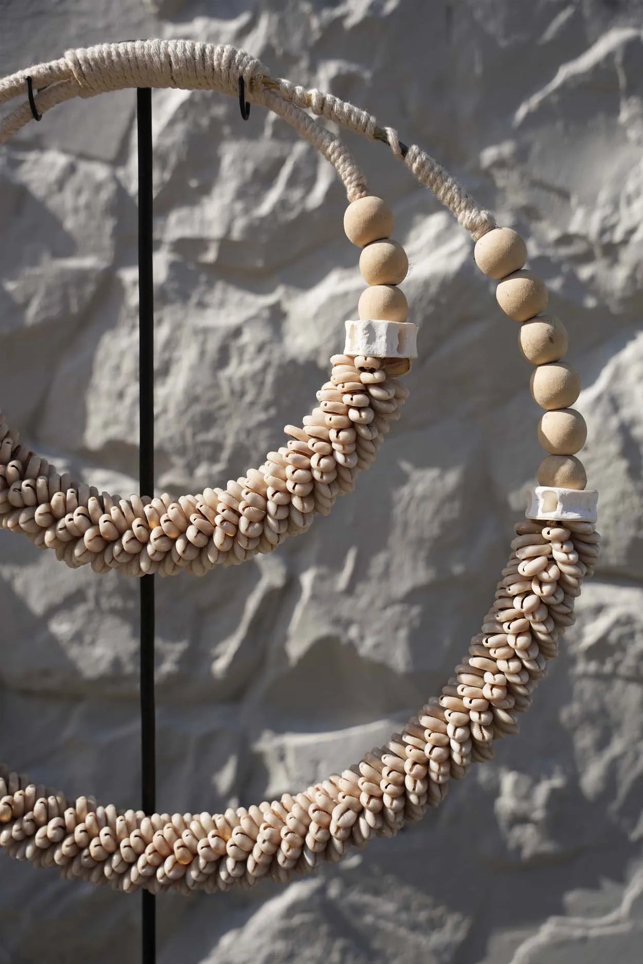 Le collier double coquillage en standard - Naturellement