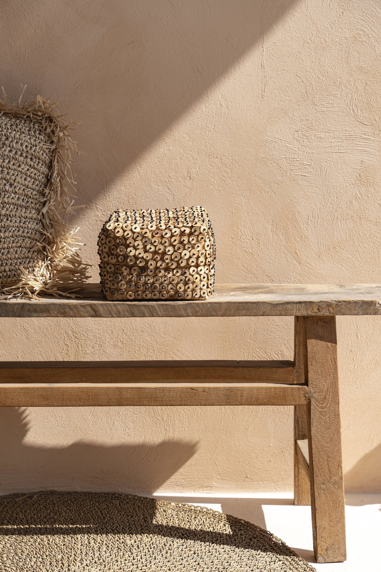The coconut shell basket - Natural - M
