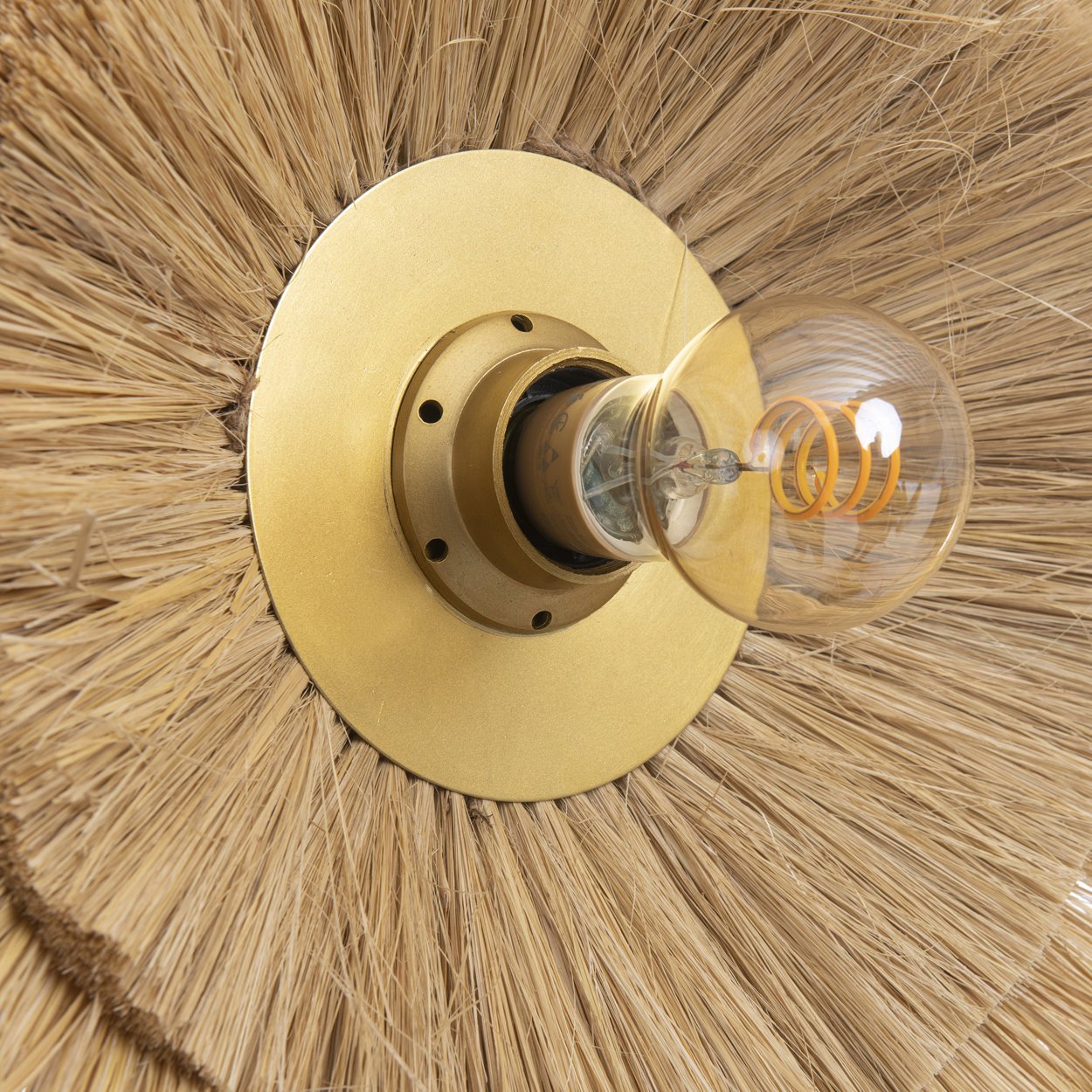 De Double Trouble Muurlamp - Naturel Goud - M