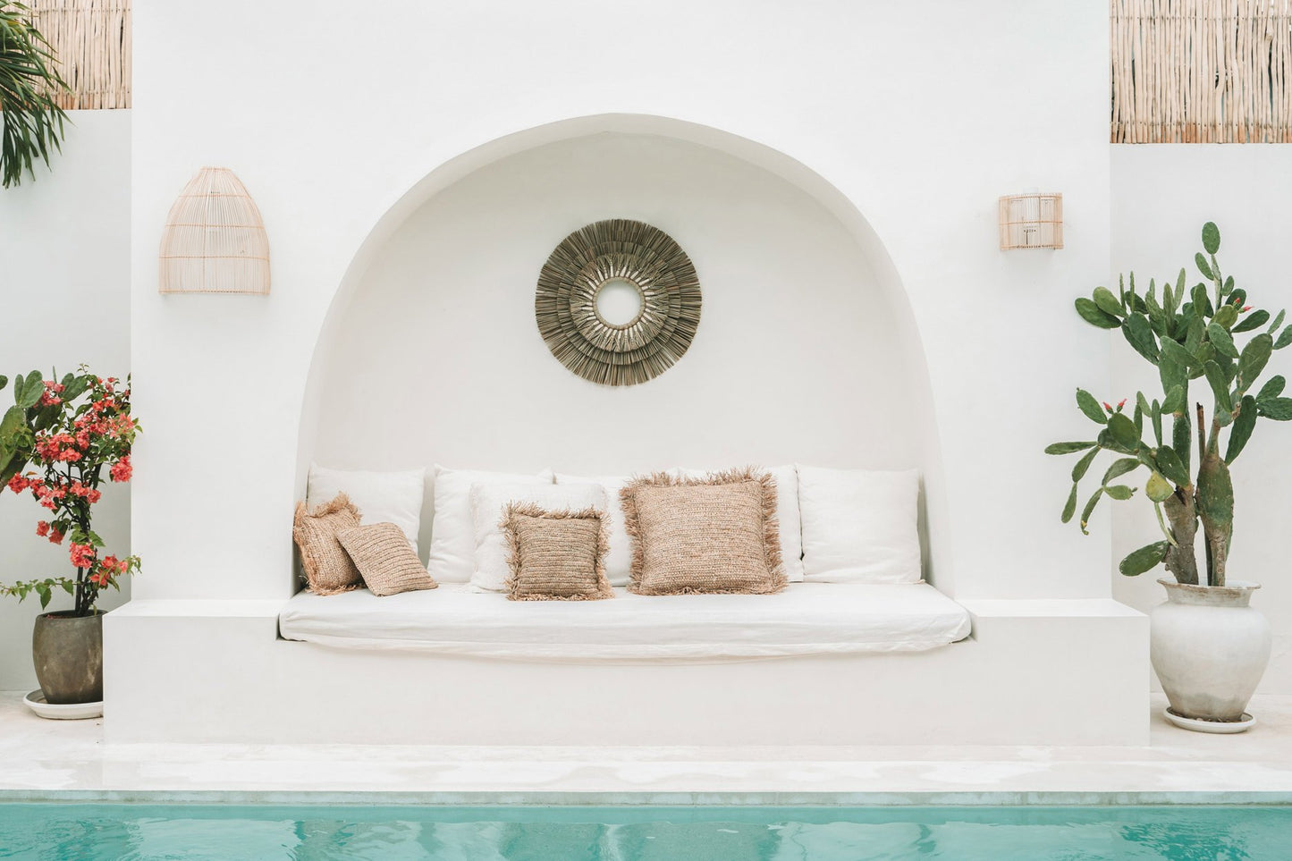 De Mengdong Muur Deco - Naturel Wit