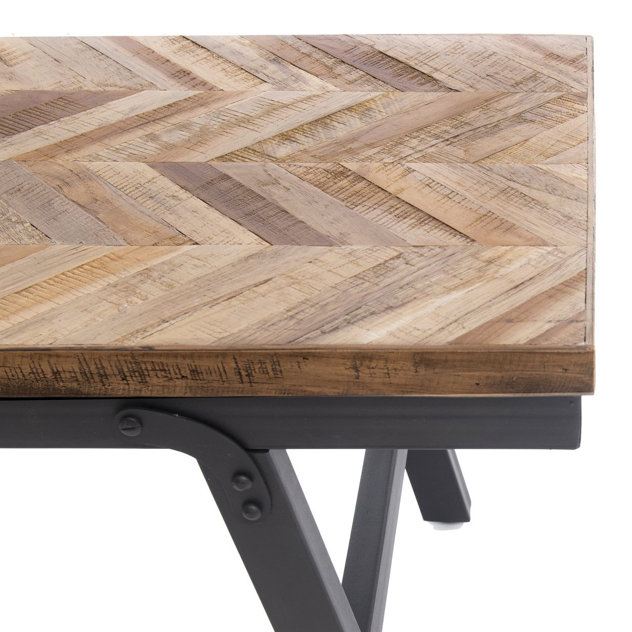 De Visgraat Markttafel - Naturel - 200cm
