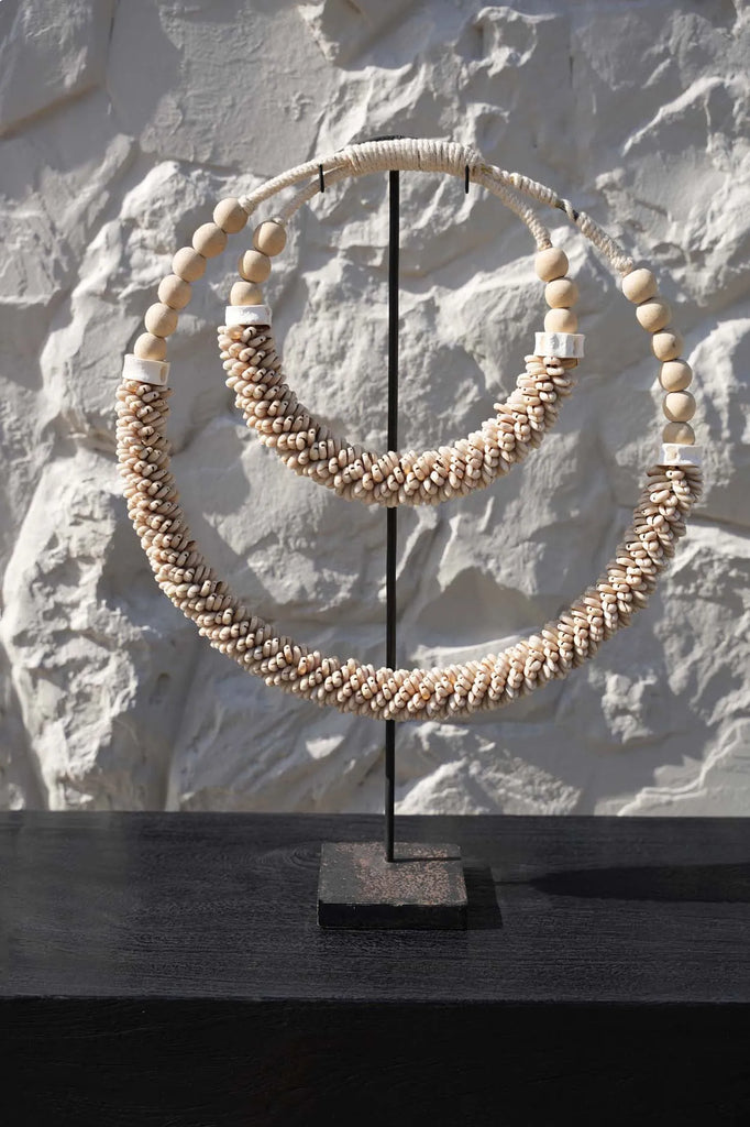 Le collier double coquillage en standard - Naturellement