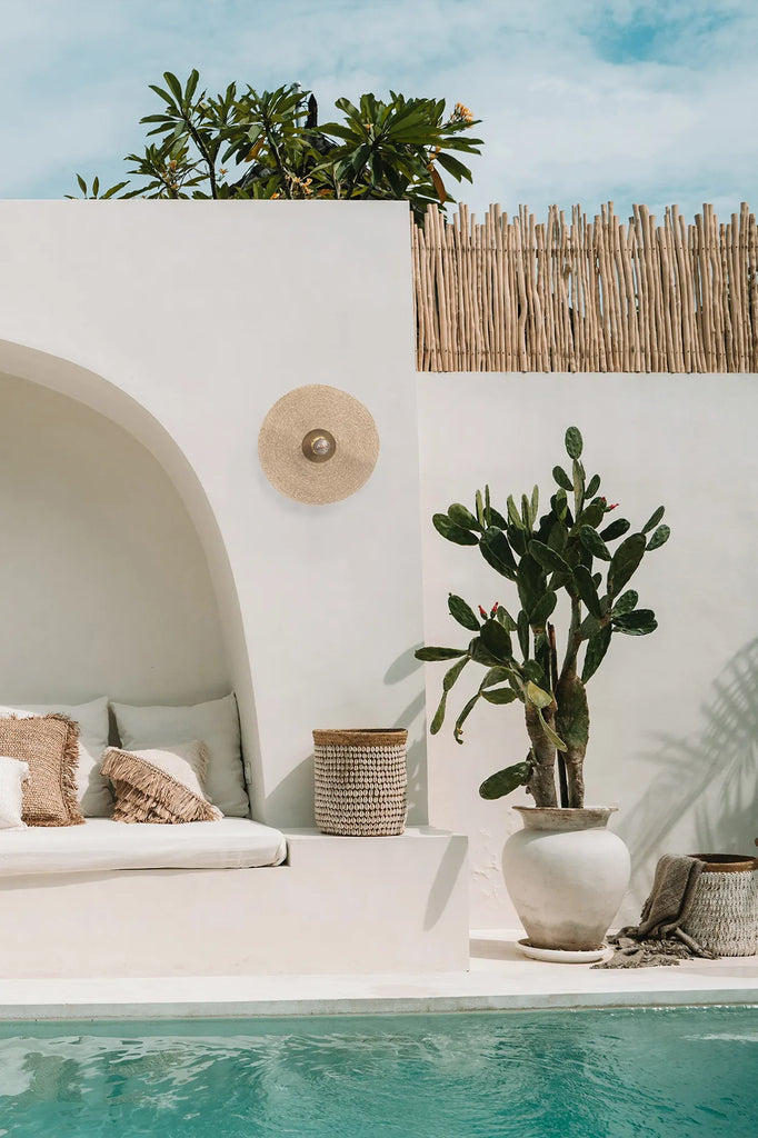 The Let's Groove wall lamp - Natural brass - M