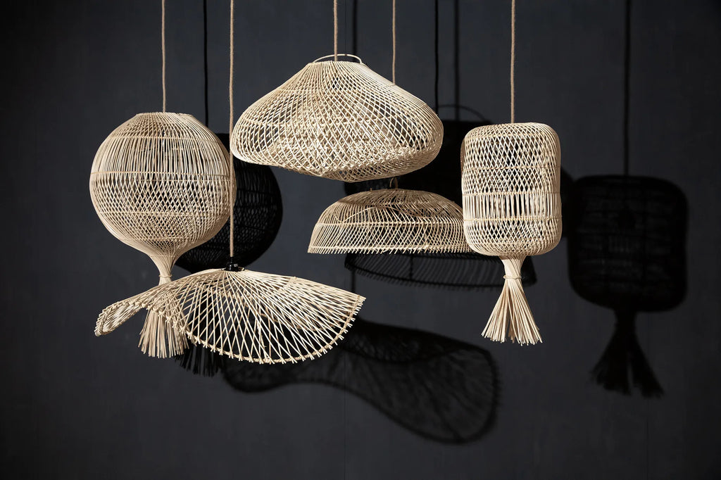 The Dumpling Floor Lamp - Hanging Lamp - Natural - M