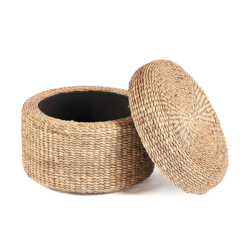 The Circle Storage Pouf - Natural