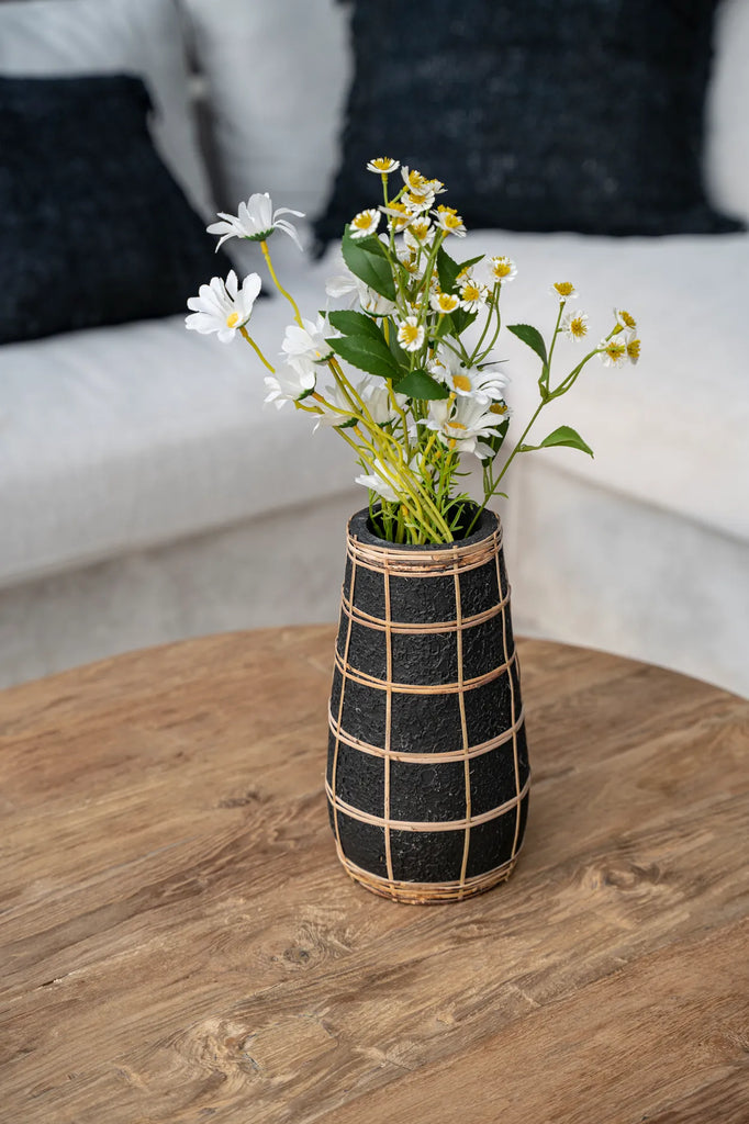 The cute vase - Black Natural - L