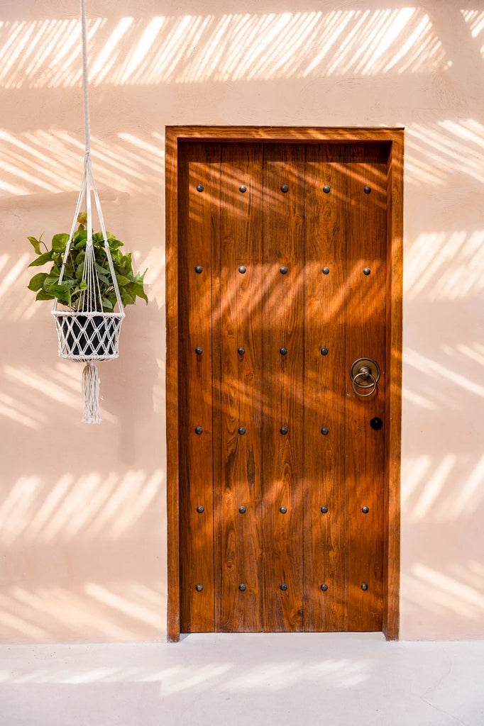 The Macramé Plant Hanger - White - L_40