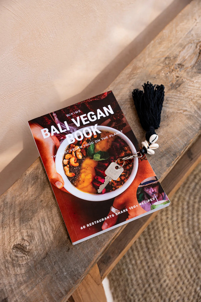 De Cowrie Sleutelhanger - Zwart