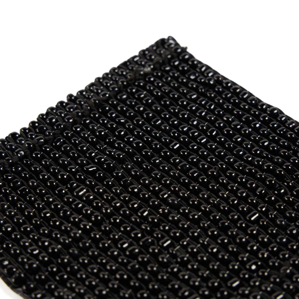 Le dessous de verre Perles - Noir