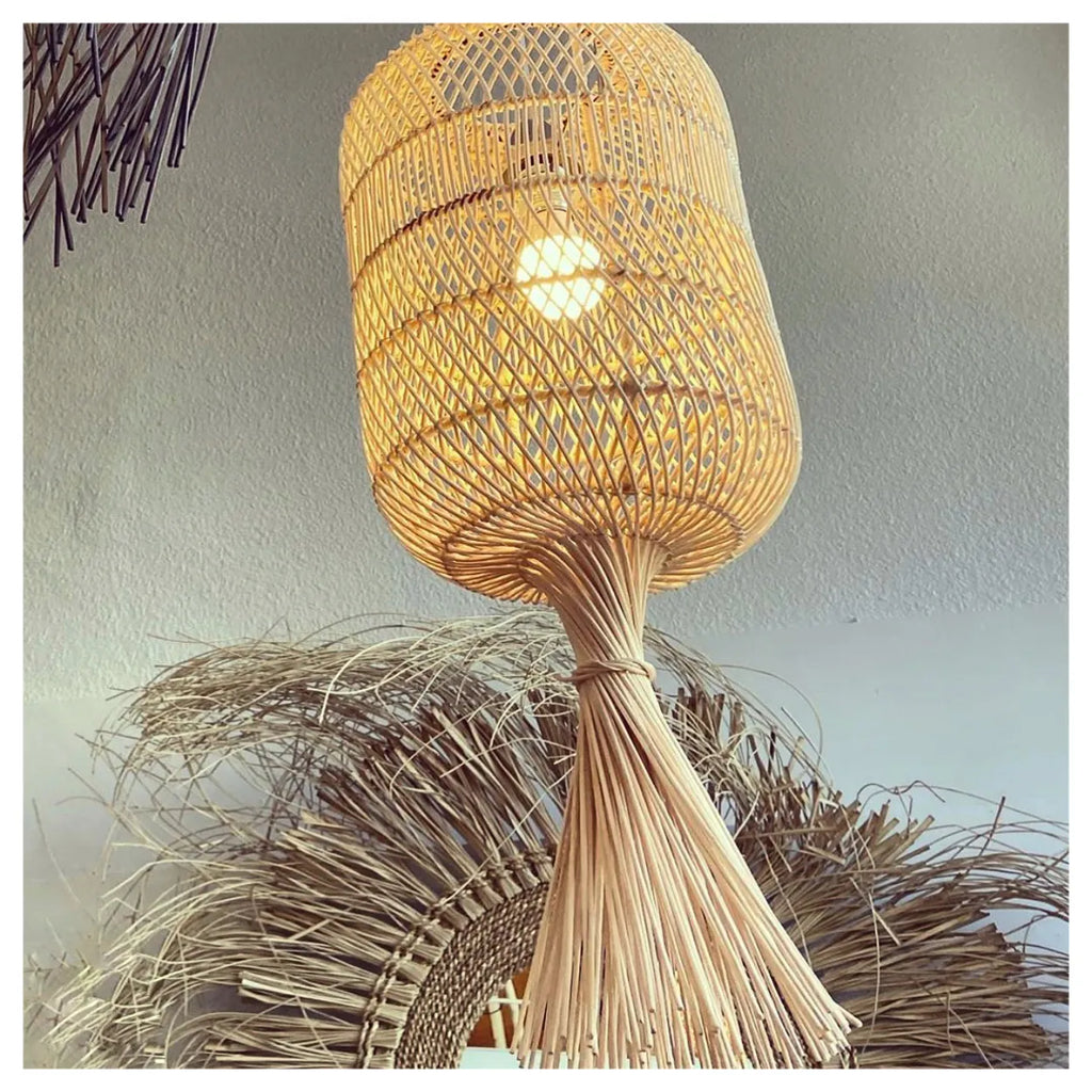 The Dumpling Floor Lamp - Hanging Lamp - Natural - M