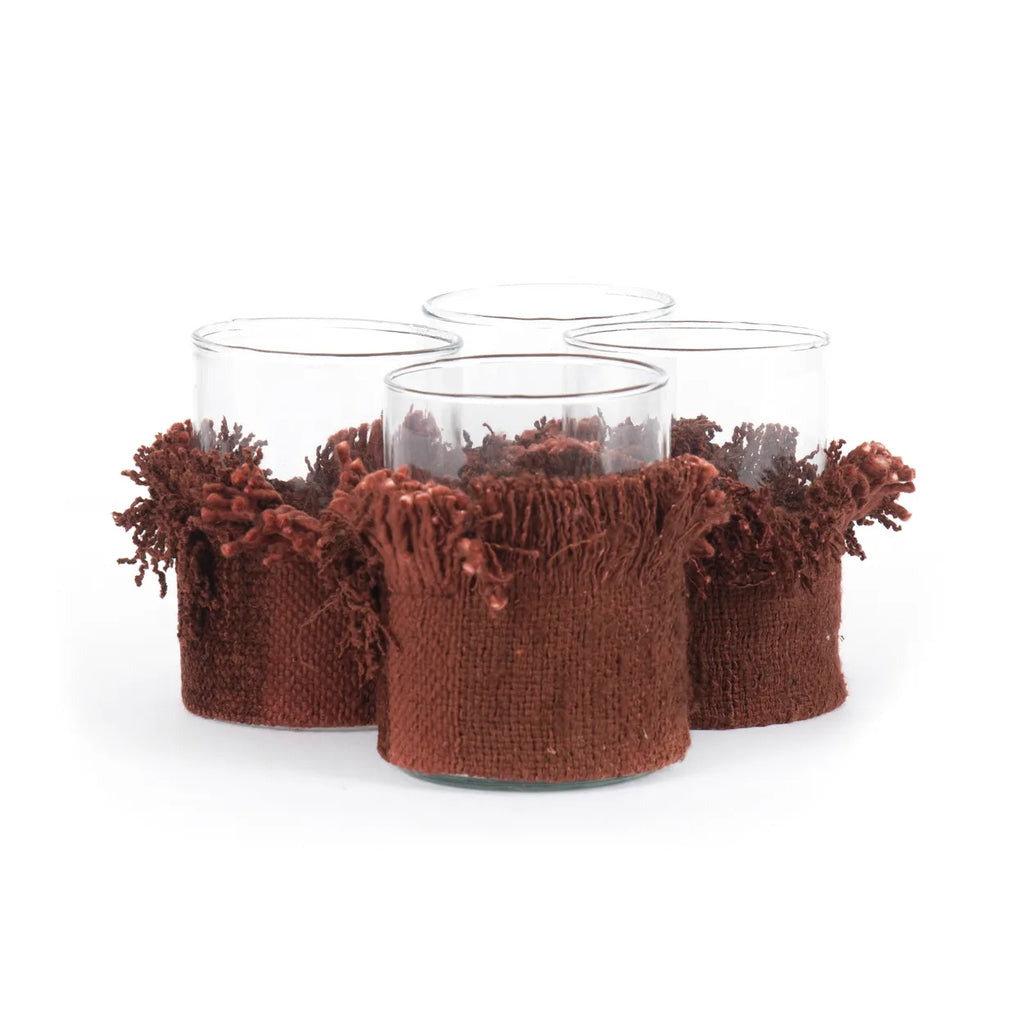 Bougeoir Oh My Gee - Velours rouge bordeaux - M