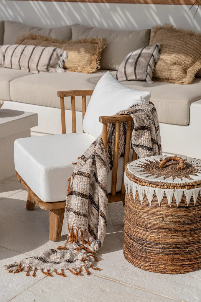 De s'il vous Plaid - Bohemian White