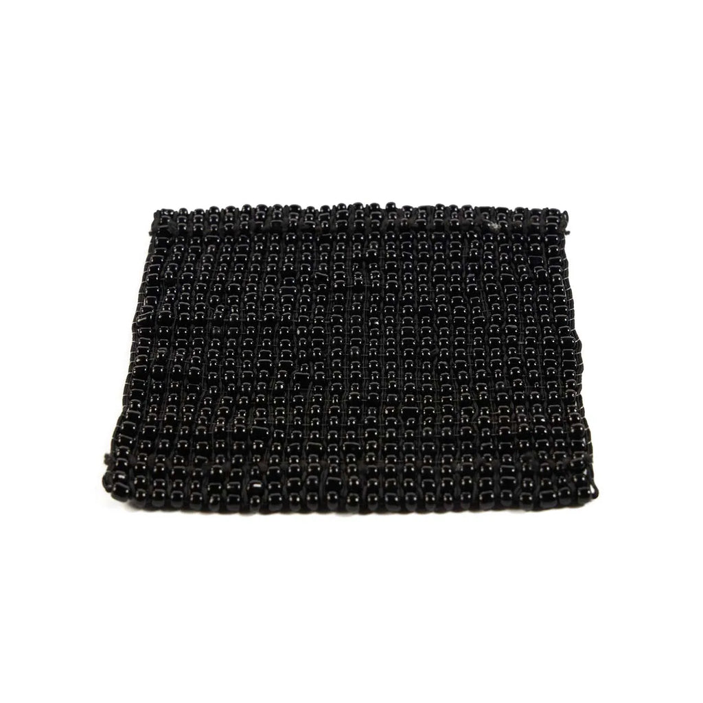 Le dessous de verre Perles - Noir