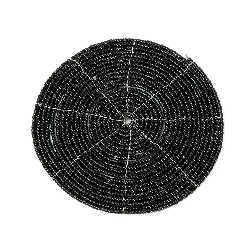 The beaded coaster - Black_40