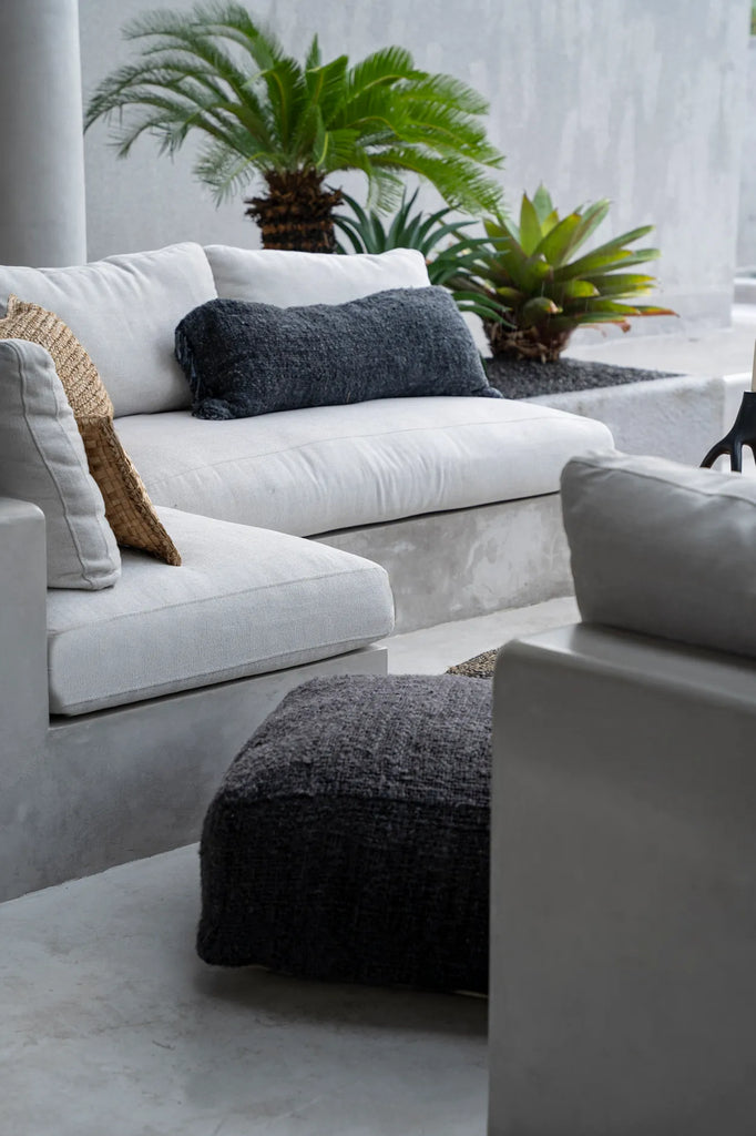 The Oh My Gee Cushion Cover - Black Navy - 35x100_40