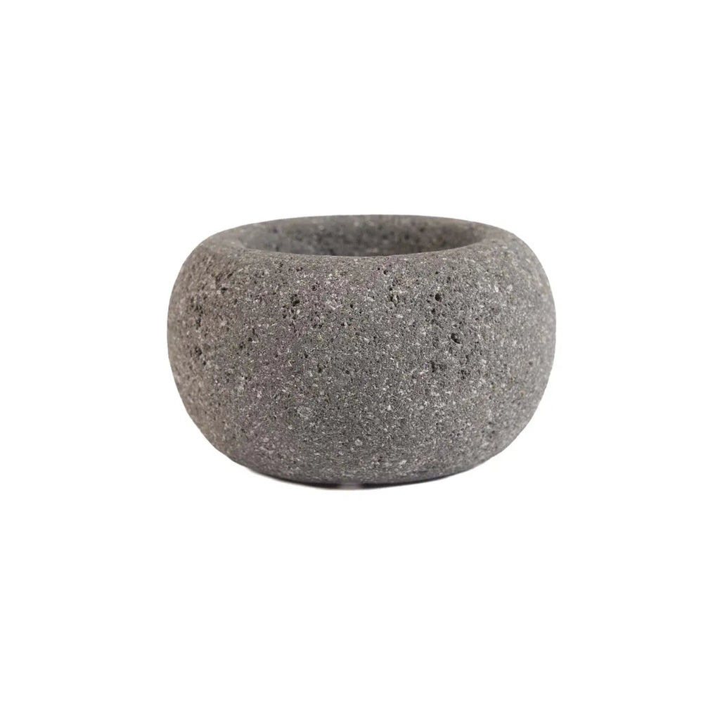 Le bol en pierre de lave - Noir - XS