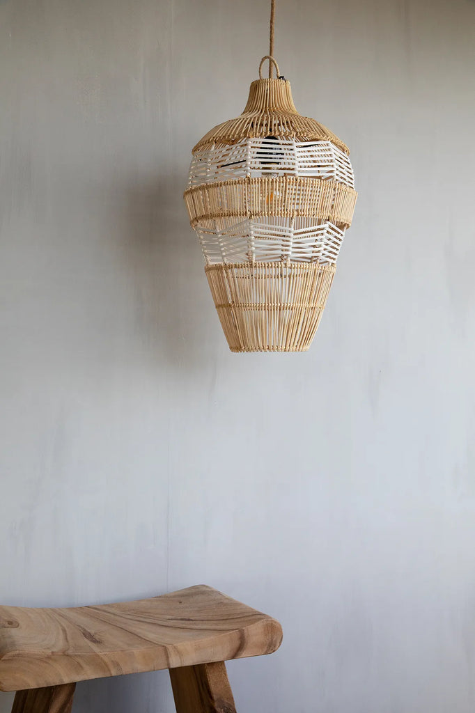 Suspension Vase - Blanc Naturel - M
