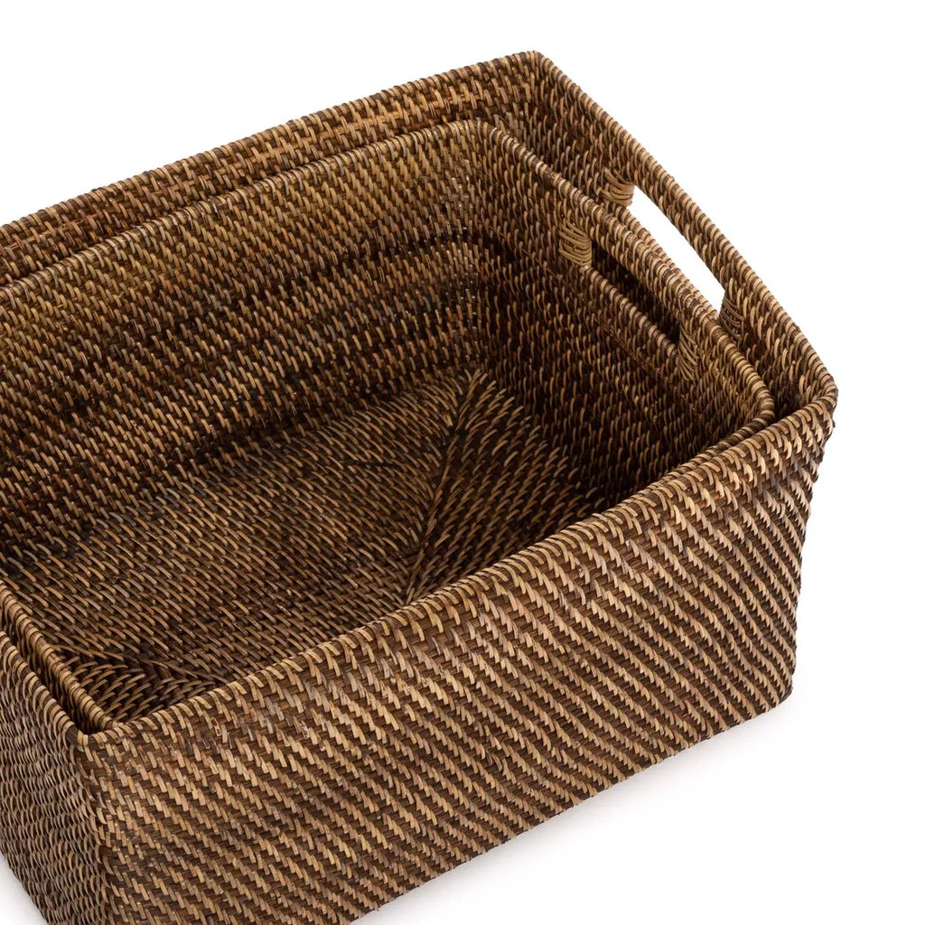 De Koloniale Tijdschriftmand - Natuurlijk Bruin - XL
