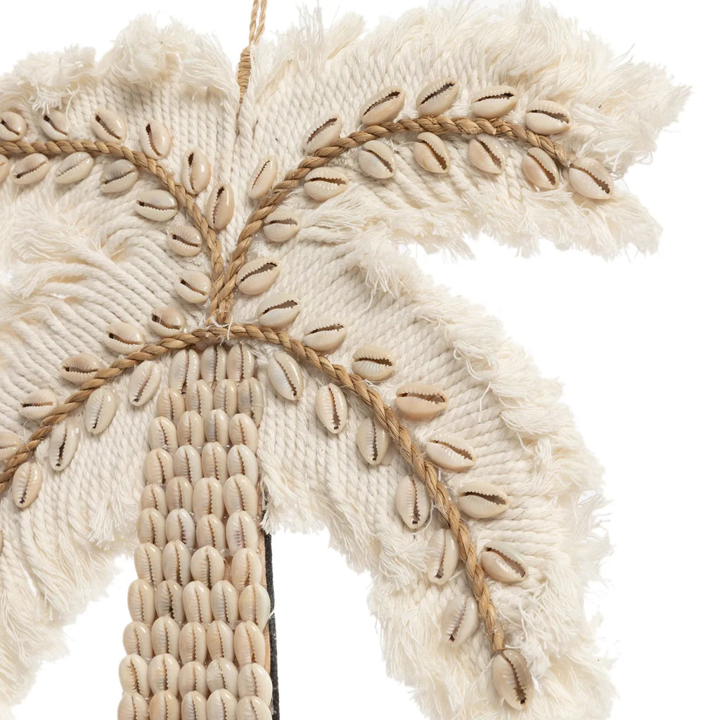 The cotton shell palm tree - white natural