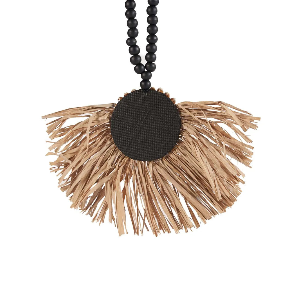 De Raffia Mahkota Kwast - Natuurlijk Zwart